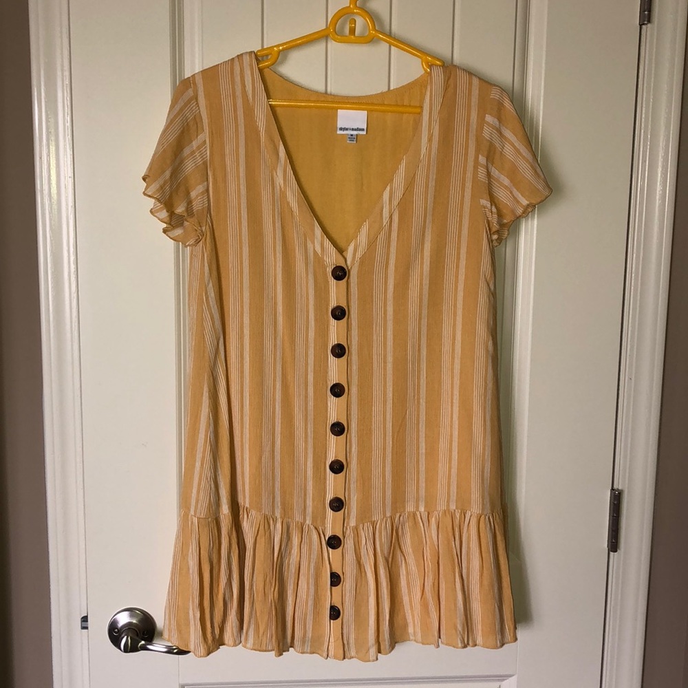 Button down sun dress